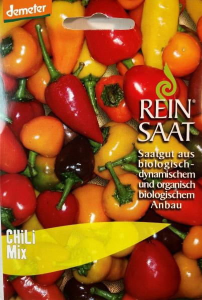 Chili Mix Saatgut - ReinSaat Saatgut - Demeter aus biologischem Anbau